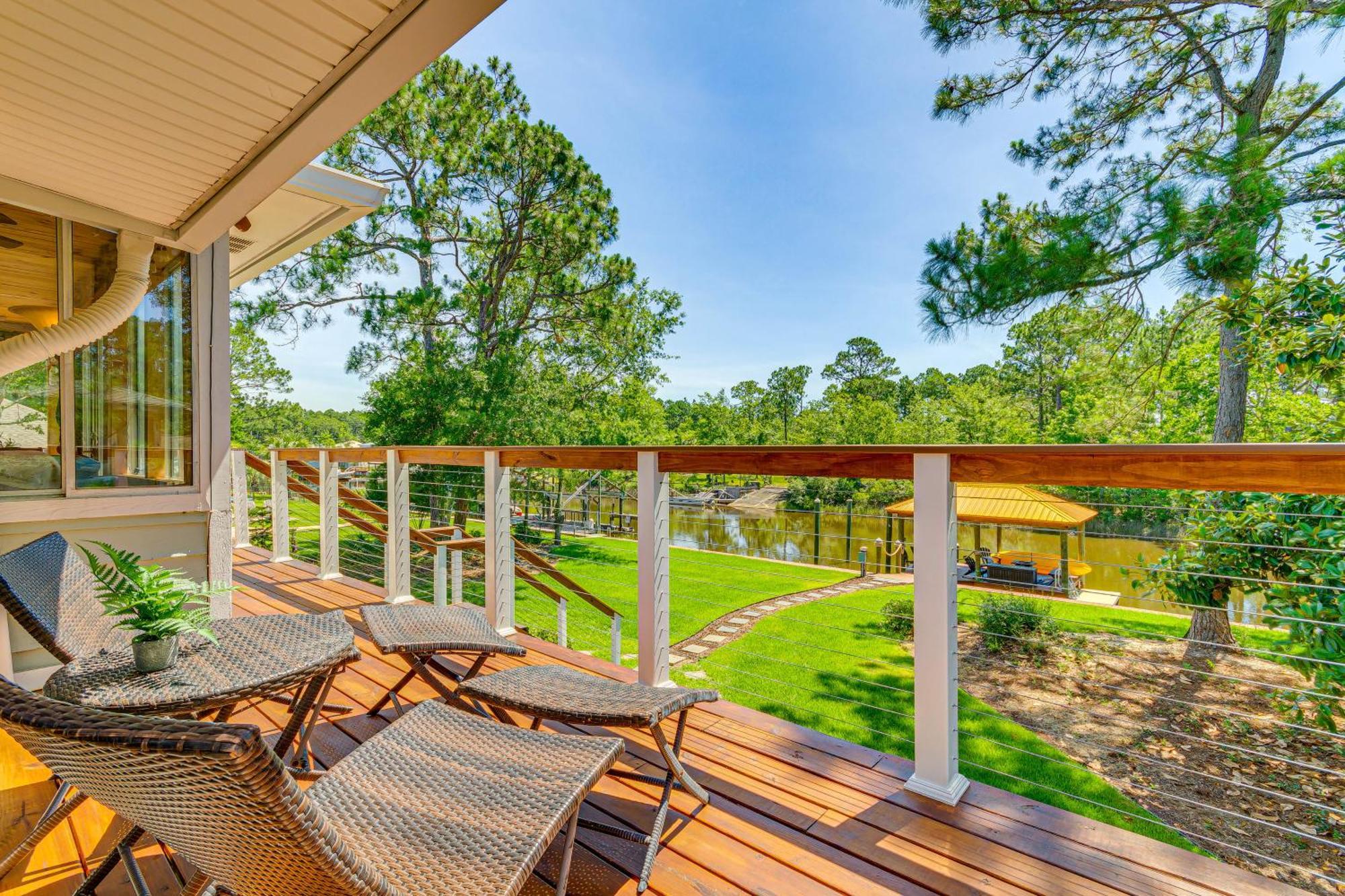 Waterfront Florida Vacation Rental With Boat Dock Milton Exterior photo