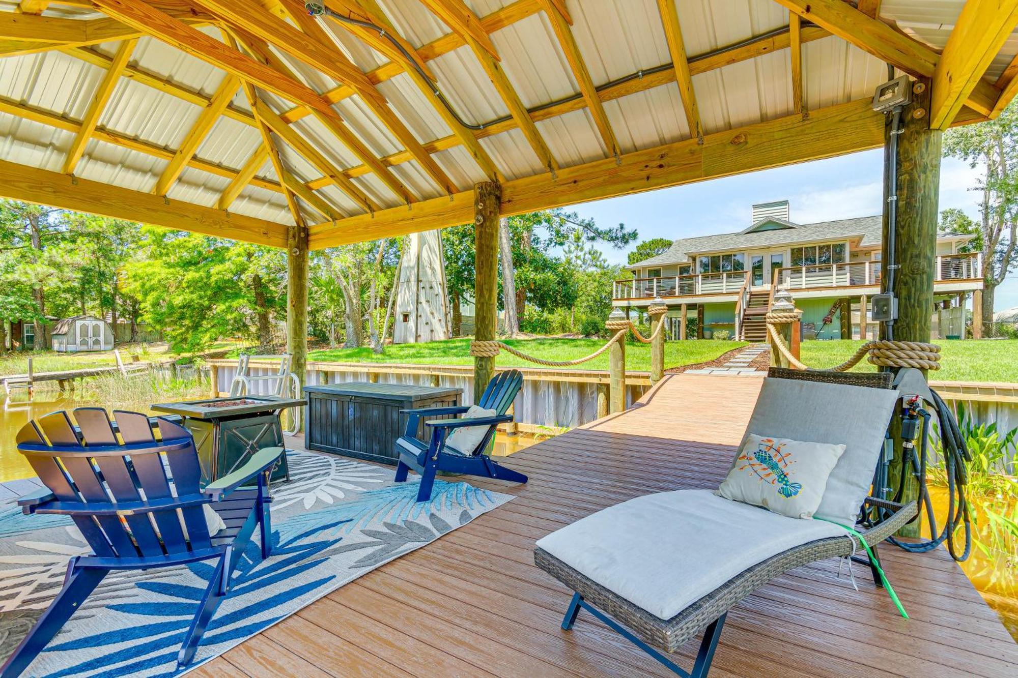 Waterfront Florida Vacation Rental With Boat Dock Milton Exterior photo